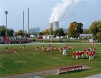 Poca High School and Amos Coal Power Plant, West Virginia 2004, Mitch Epstein, 2004, printed 2025