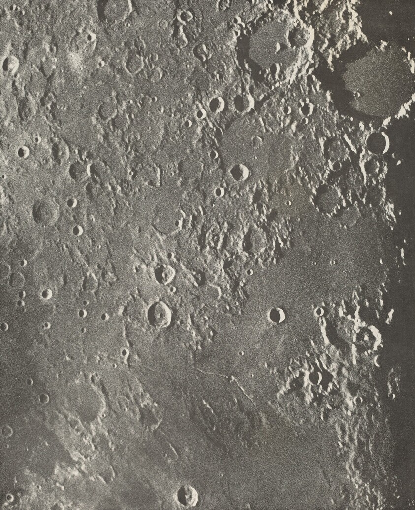 Photographie Lunaire Albategnius - Triesnecker - Manilius
