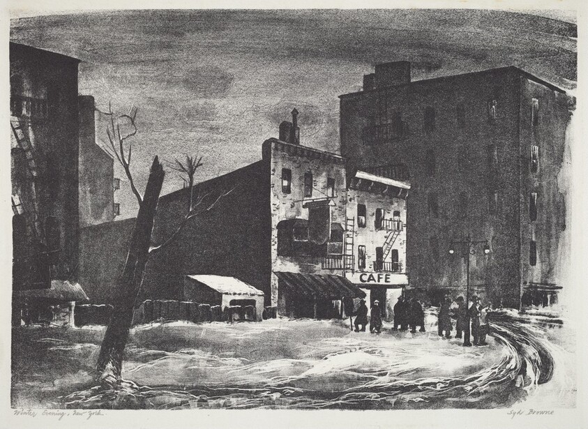 Winter Evening - New York