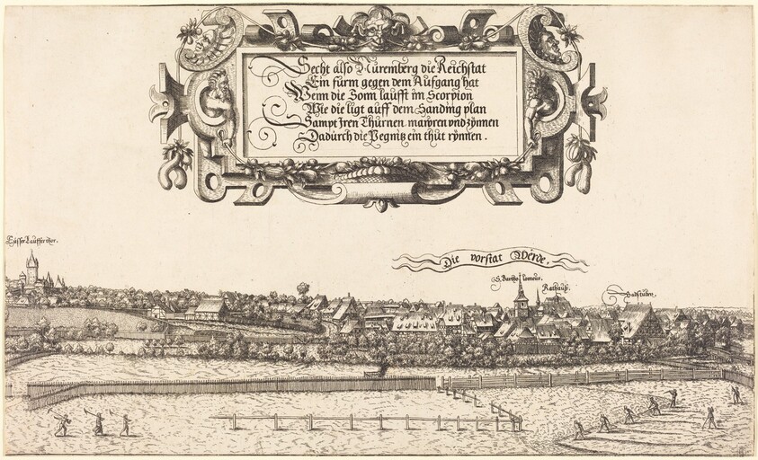 View of Nuremberg from the East [right section]