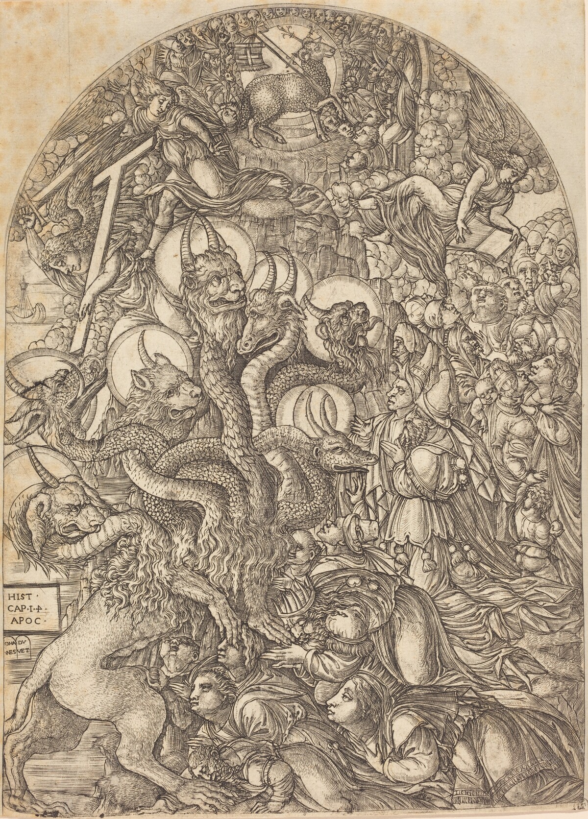 The Beast with Seven Heads and Ten Horns