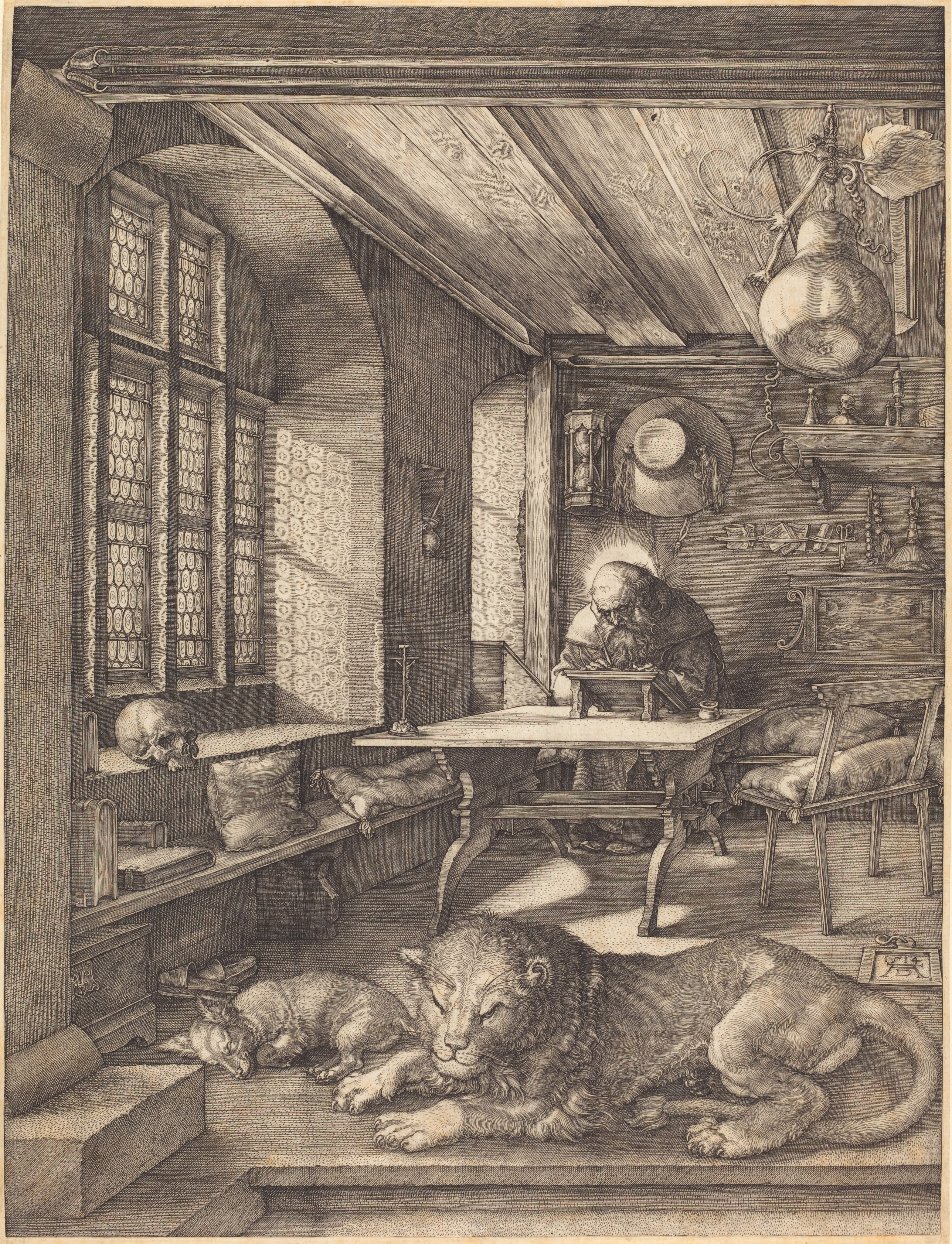 Saint Jerome in His Study by Albrecht Dürer