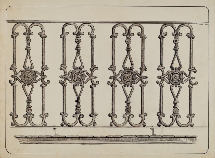 Cast Iron Balcony Rail