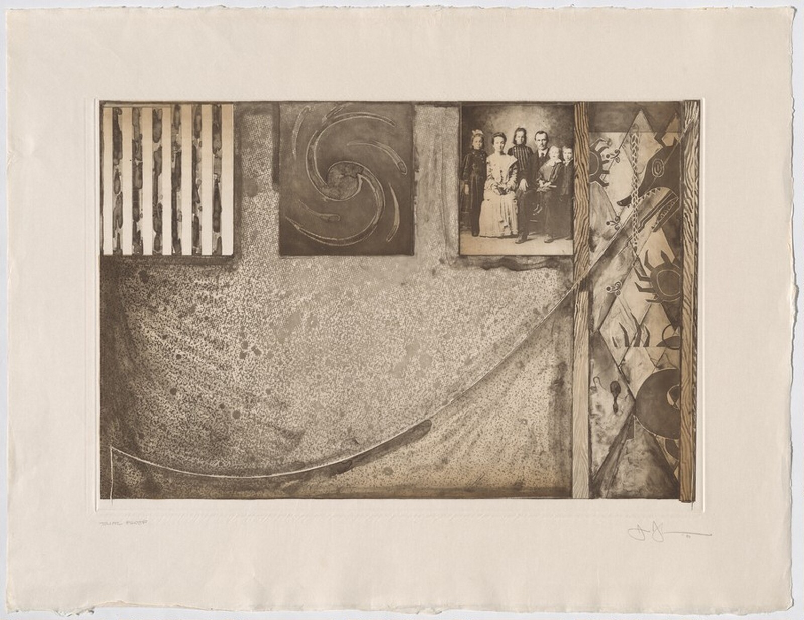 Untitled [trial proof], Jasper Johns, 2001