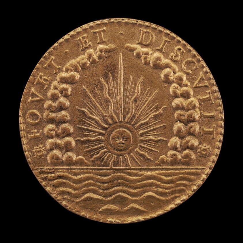 Radiant Sun among Clouds, above Sea [reverse]