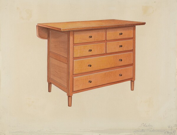 Shaker Dressmaker's Counter