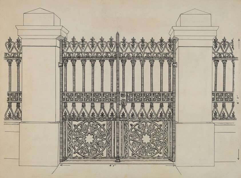 Iron Fence and Gate