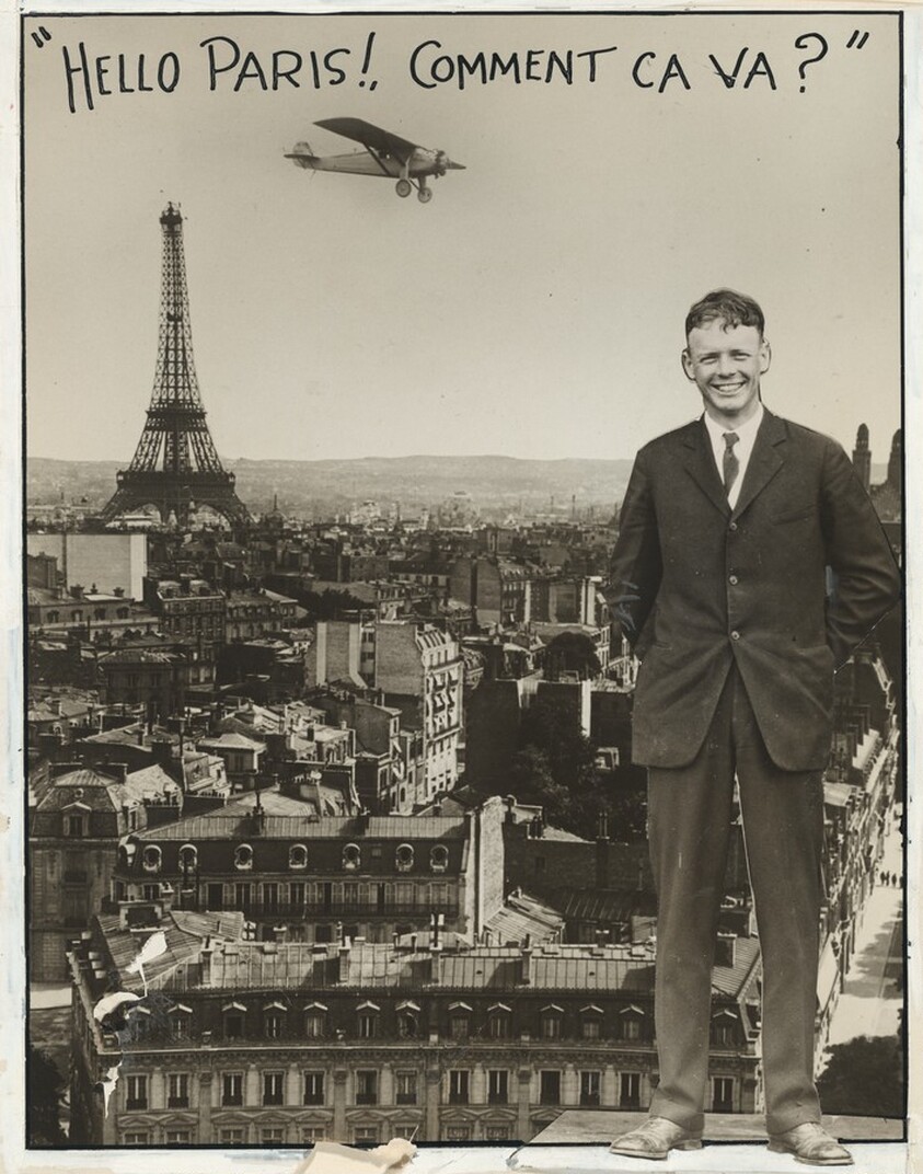 Charles Lindbergh, “Hello Paris!, Comment Ca Va?”