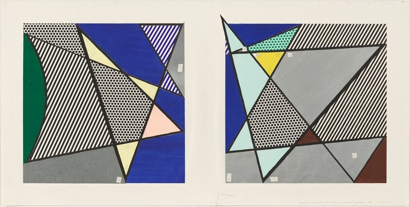 Imperfect Diptych 46 1/4" x 91 3/8"