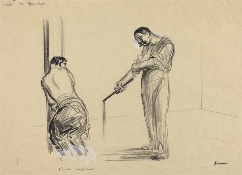 Contre les Apaches.  l'ecole anglaise