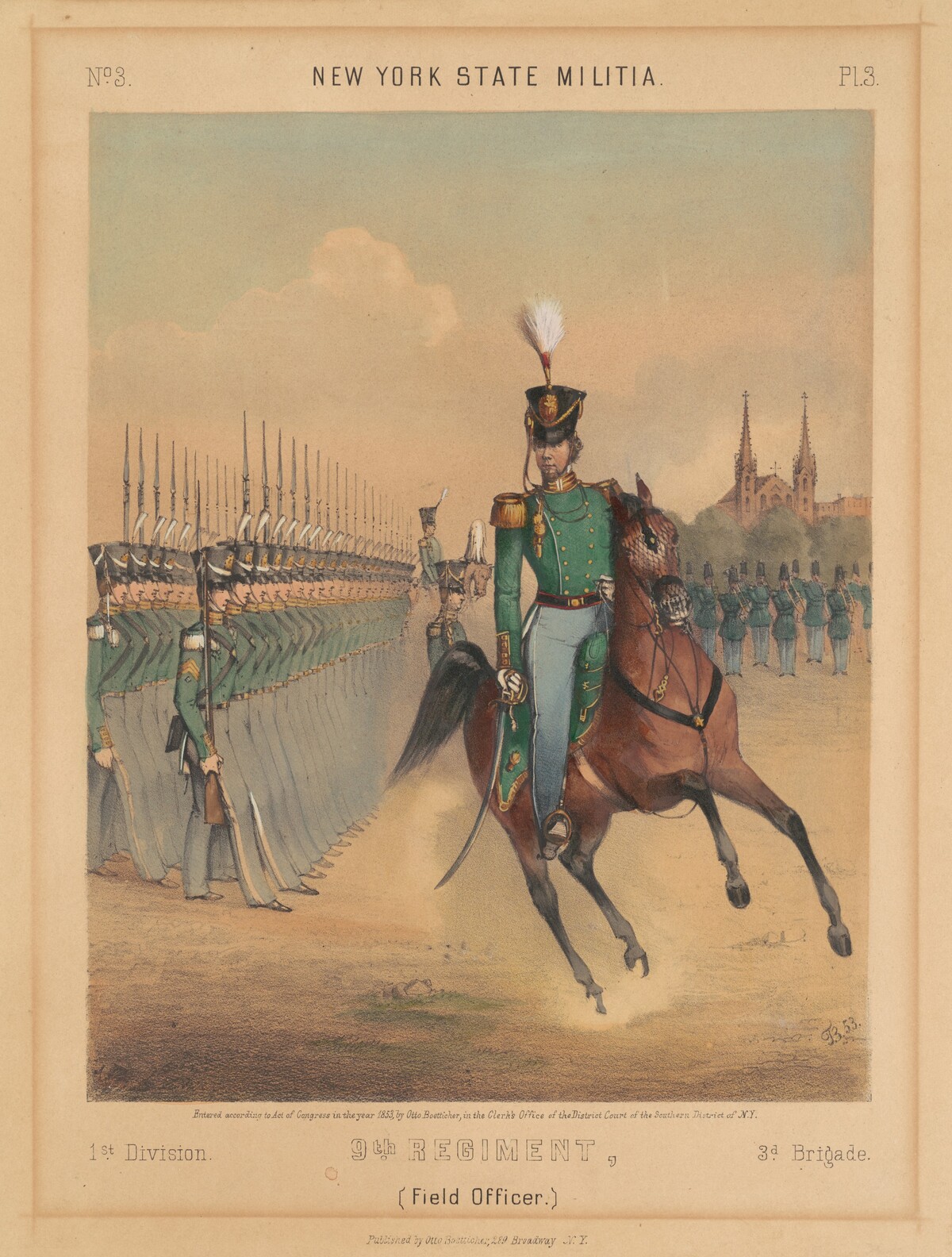 New York State Militia, 1st Division, 9th Regiment, 3rd Brigade