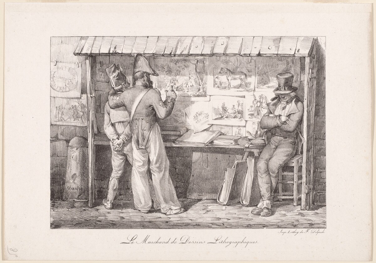 Le Marchand de dessins lithographiques (The Lithograph Seller)