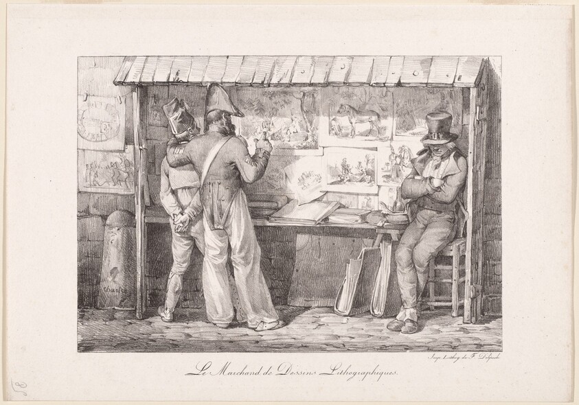 Le Marchand de dessins lithographiques (The Lithograph Seller)