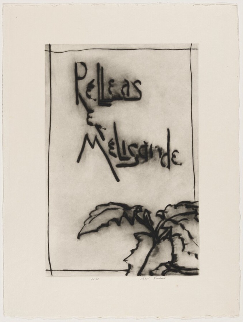 Title Page from Pelléas et Mélisande