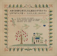 Sampler, Dorothy Posten, c. 1936