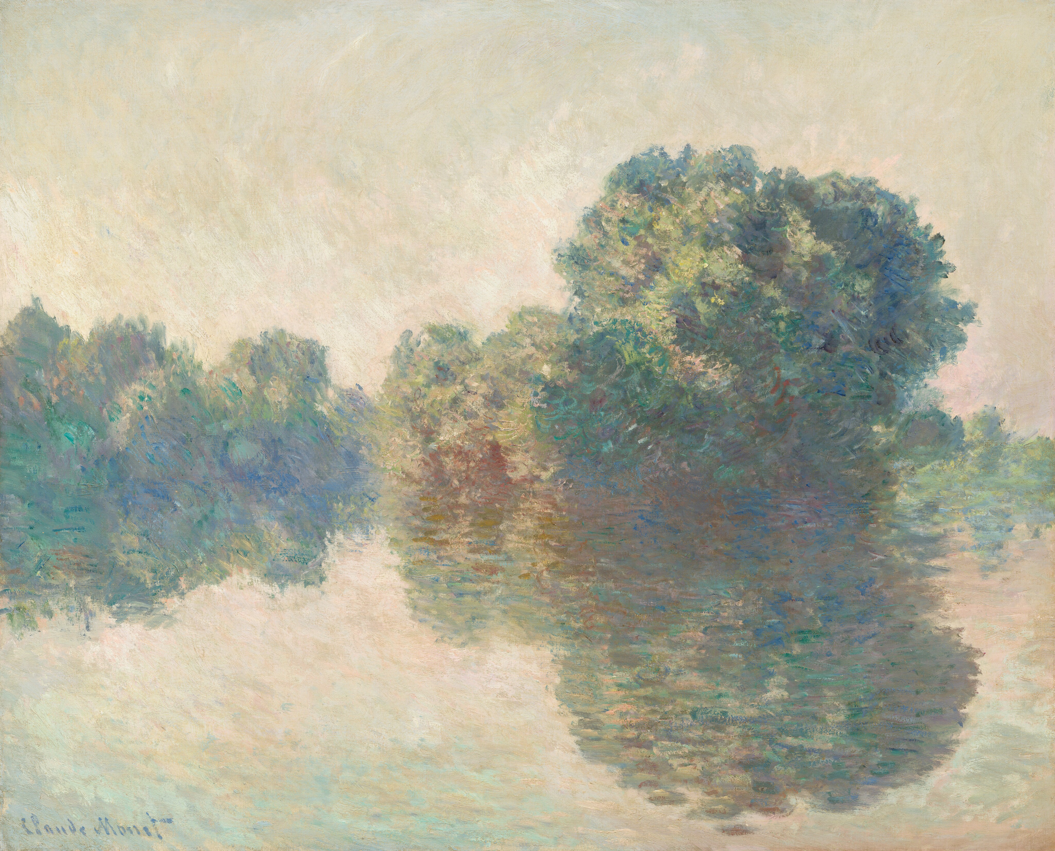Woman with a Parasol - Madame Monet and Her Son by Claude Monet