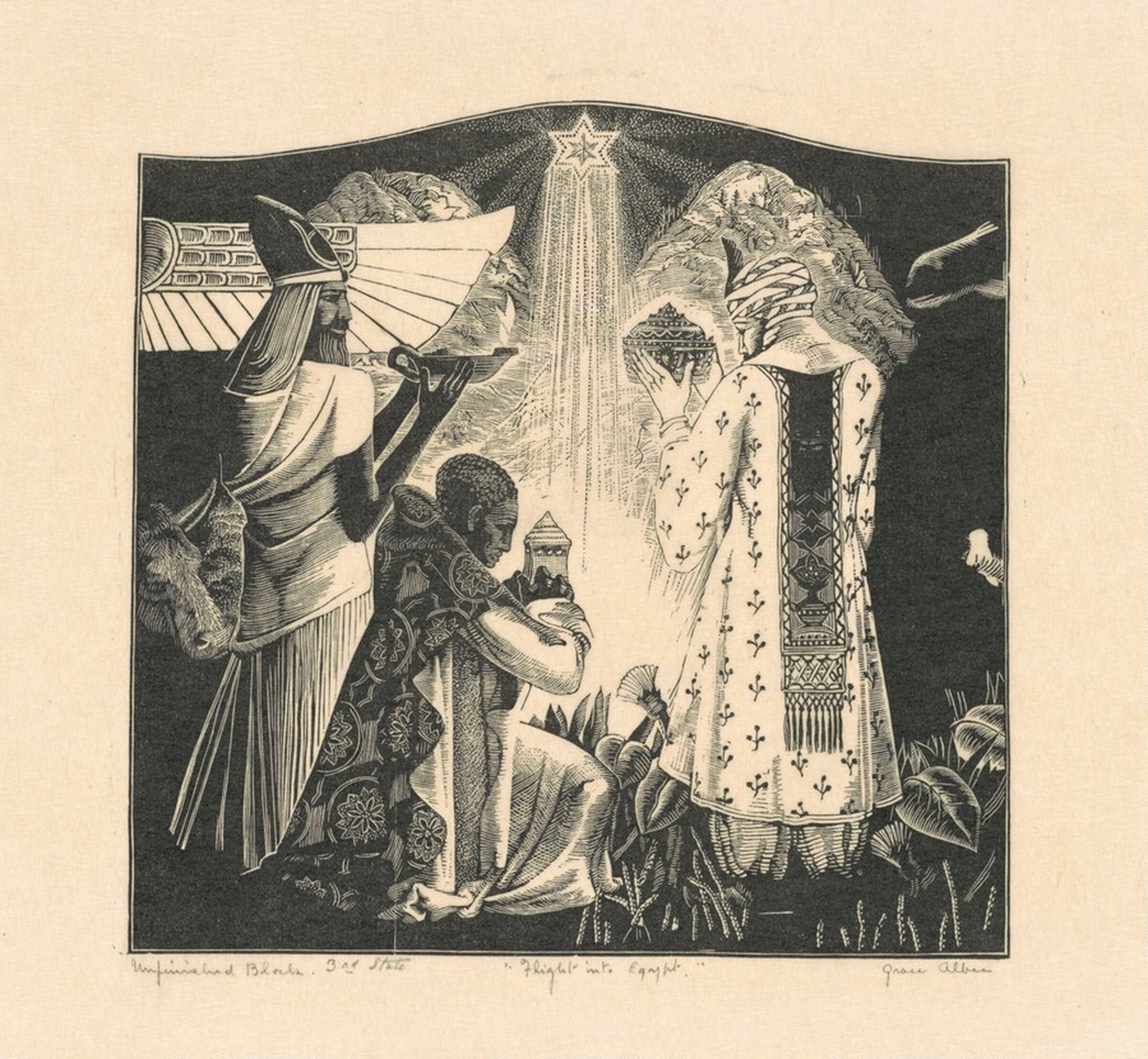 Flight into Egypt, Grace Albee, 1934
