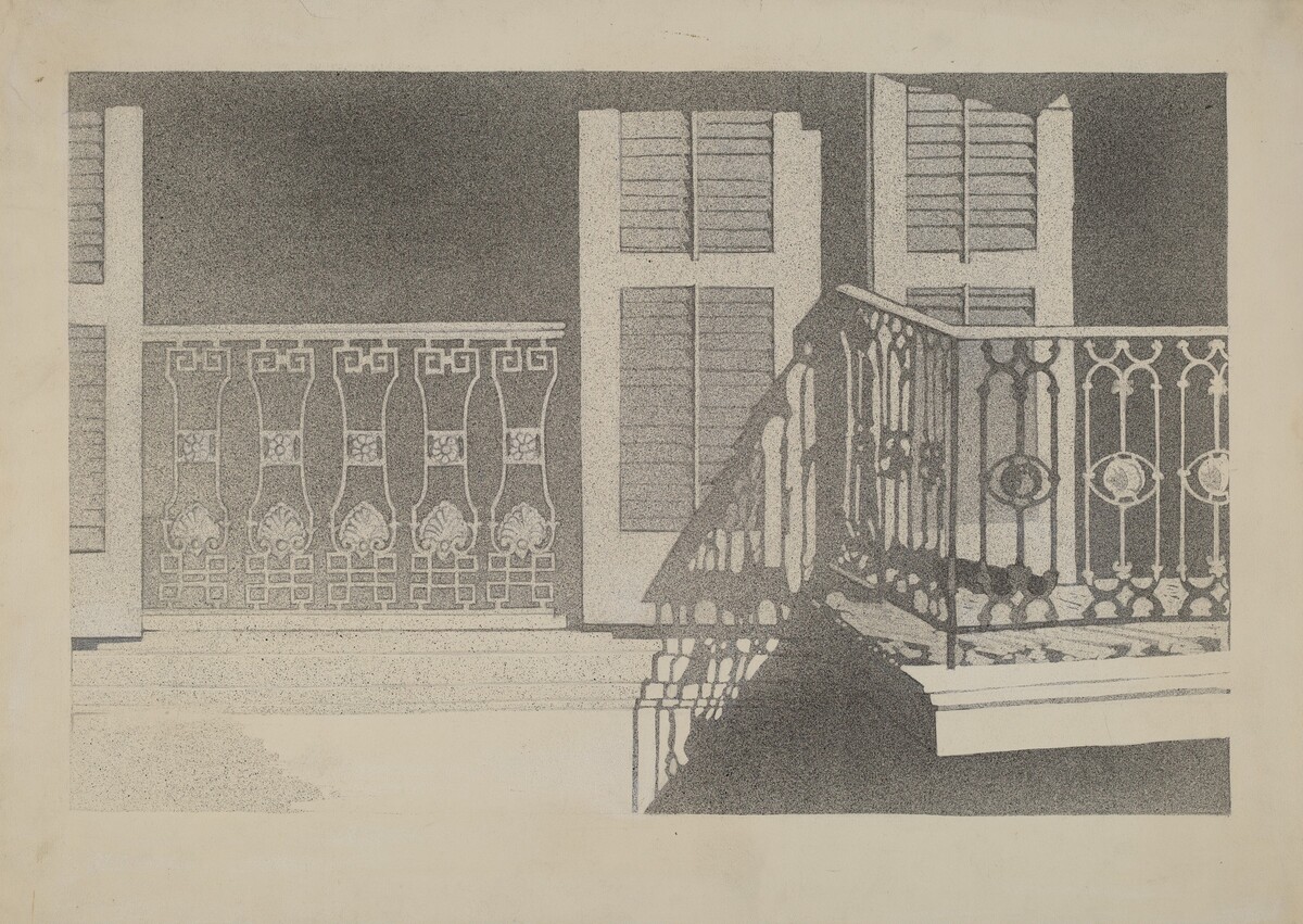 Cast Iron Balcony Rail