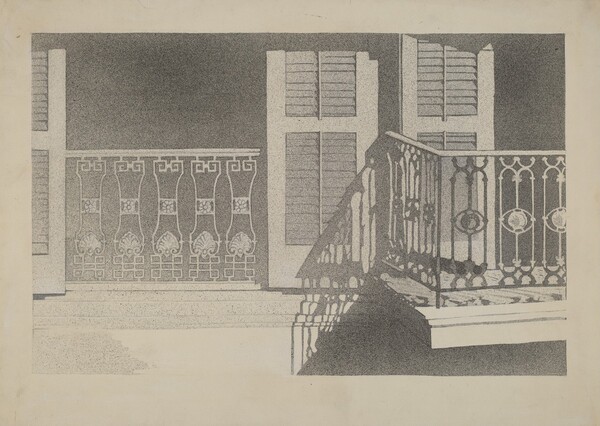 Cast Iron Balcony Rail