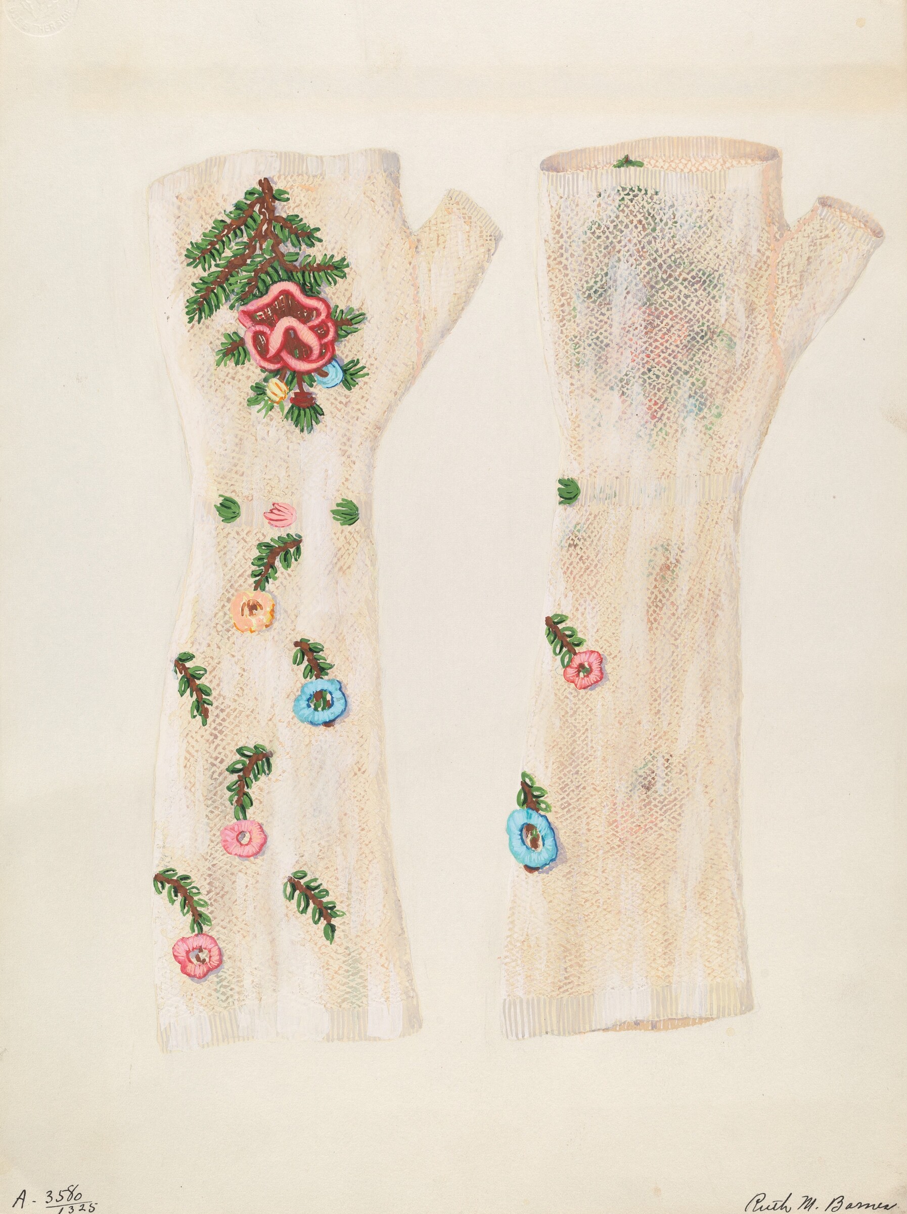 Mitts, Ruth M. Barnes, c. 1937