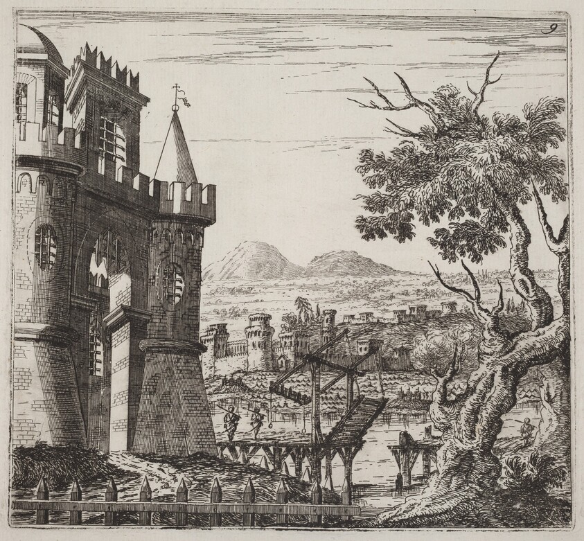 Landscape with a Castle and a Drawbridge