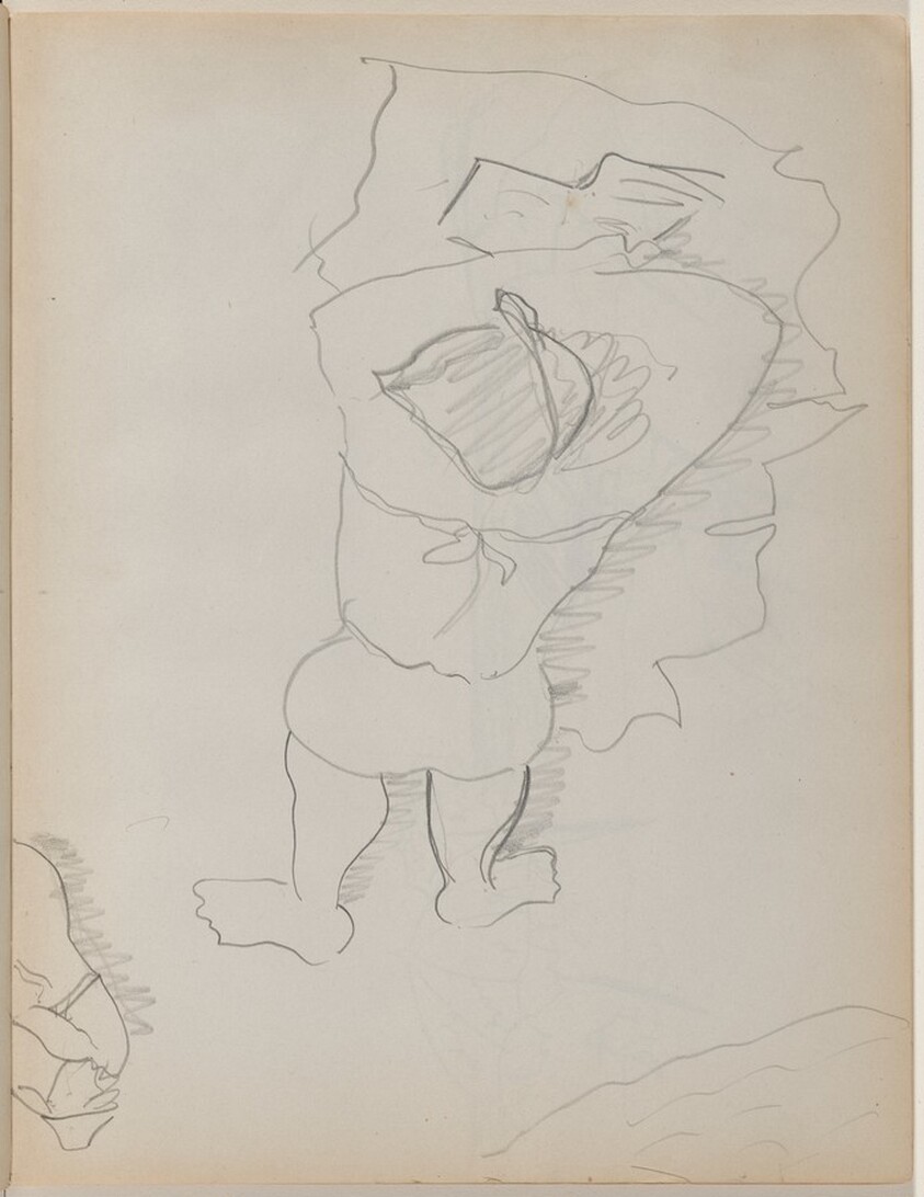 Woman Reading on the Beach