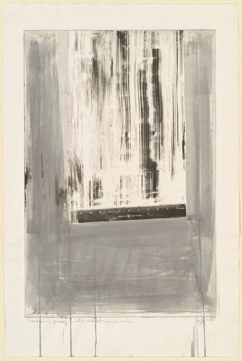 Untitled, Second State (Ruler) [working proof]