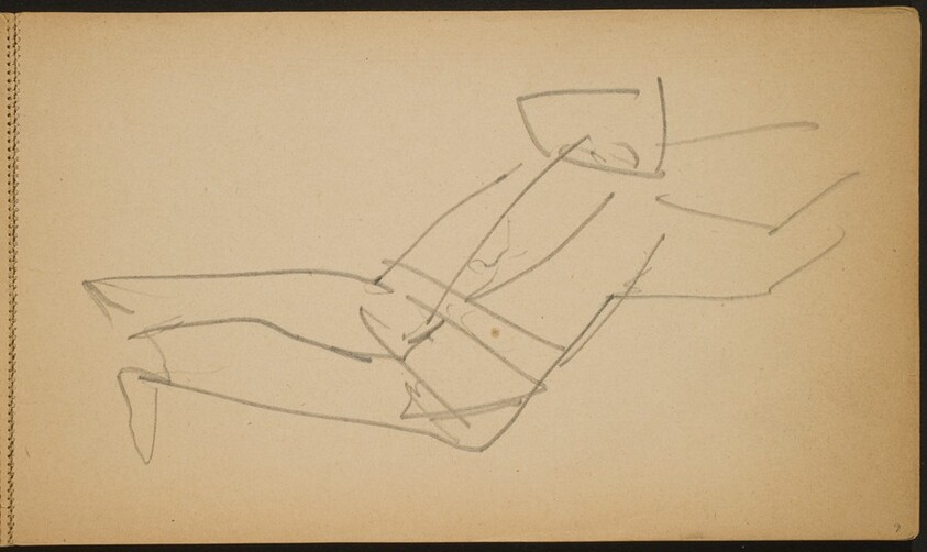 Akrobat, in die Brücke gehend (Acrobat Bending Backward) [p. 9]