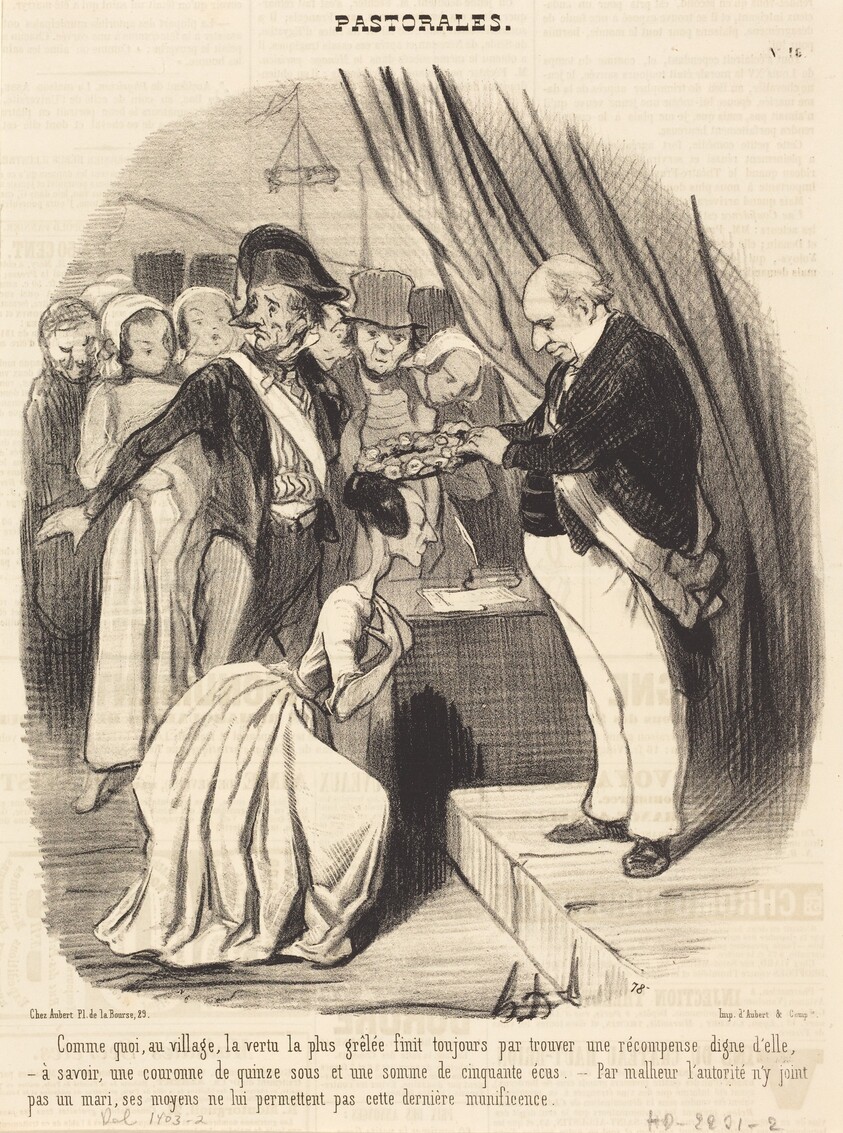 Comme quoi, au village, la vertu la plus grêlée...