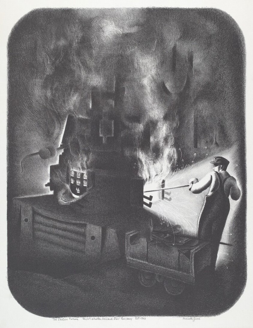 The Electric Furnace Taylor-Wharton Iron & Steel Company Est 1742