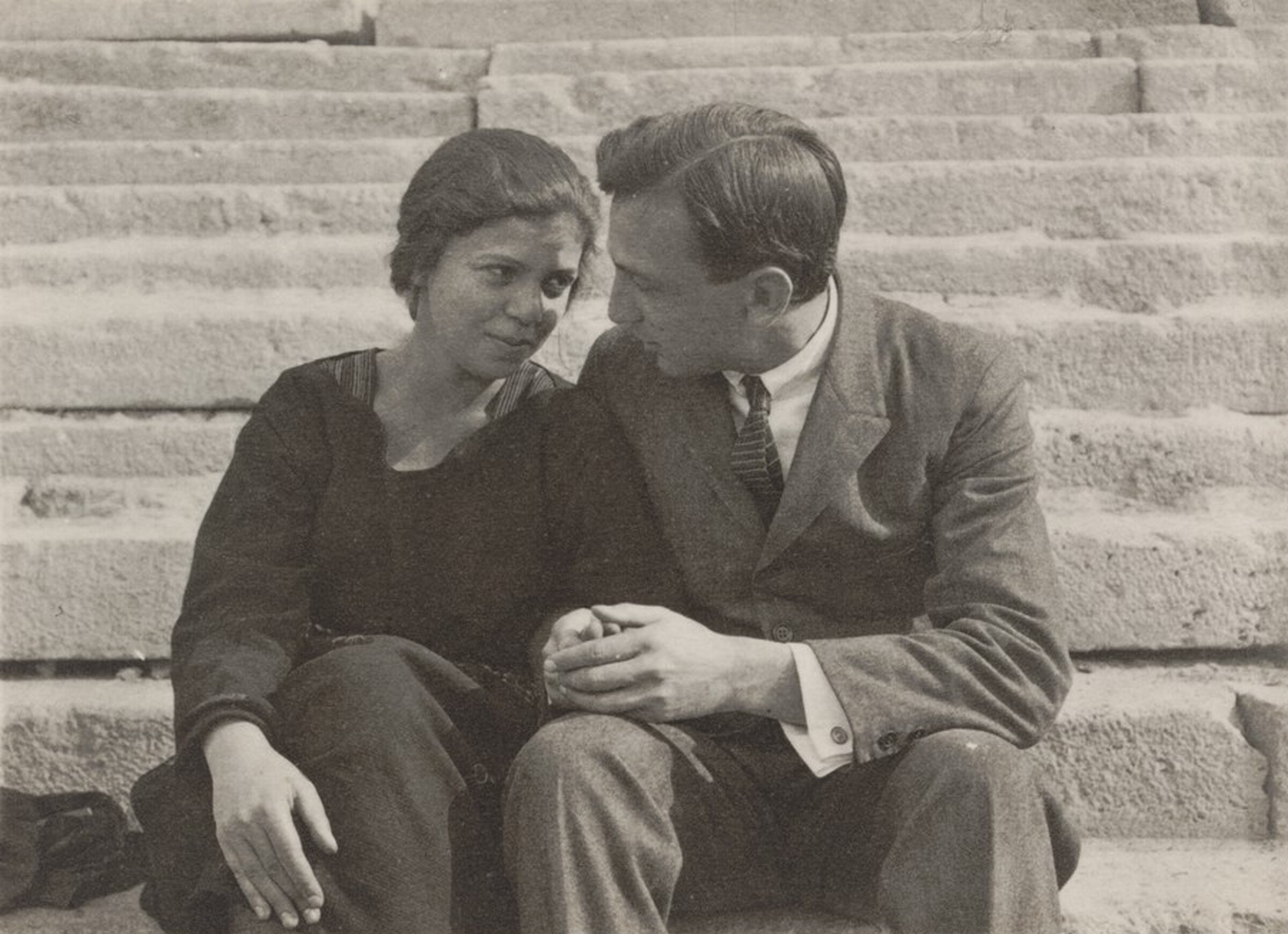 Self-Portrait with Erzsébet Salamon, André Kertész, October 4, 1921