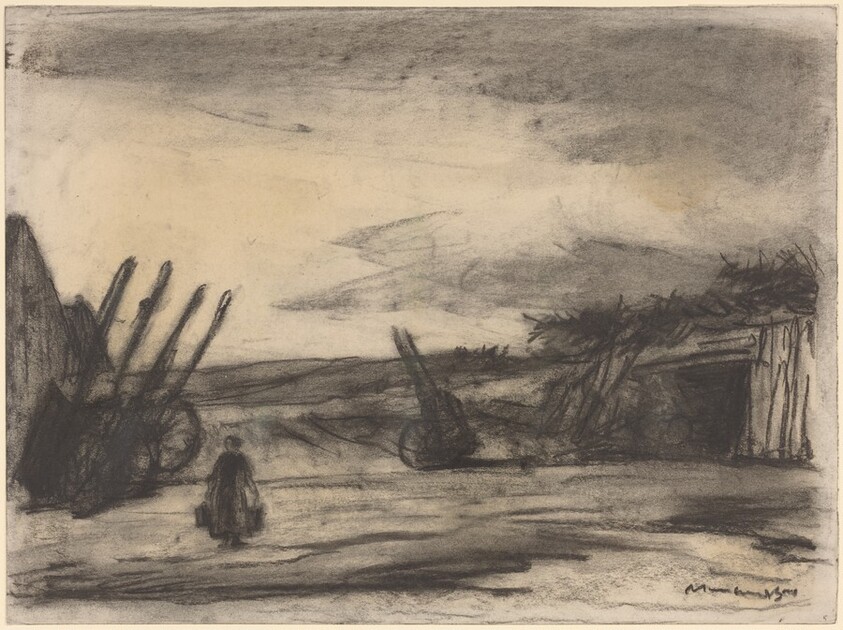 Stirlingshire Village, Winter