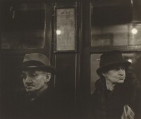 Subway Portrait, Walker Evans, 1938-1941