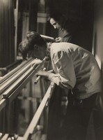 Untitled (Young Theodore Fried Working Marionettes), André Kertész, 1930