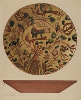 Pa. German Plate, Aaron Fastovsky, c. 1941