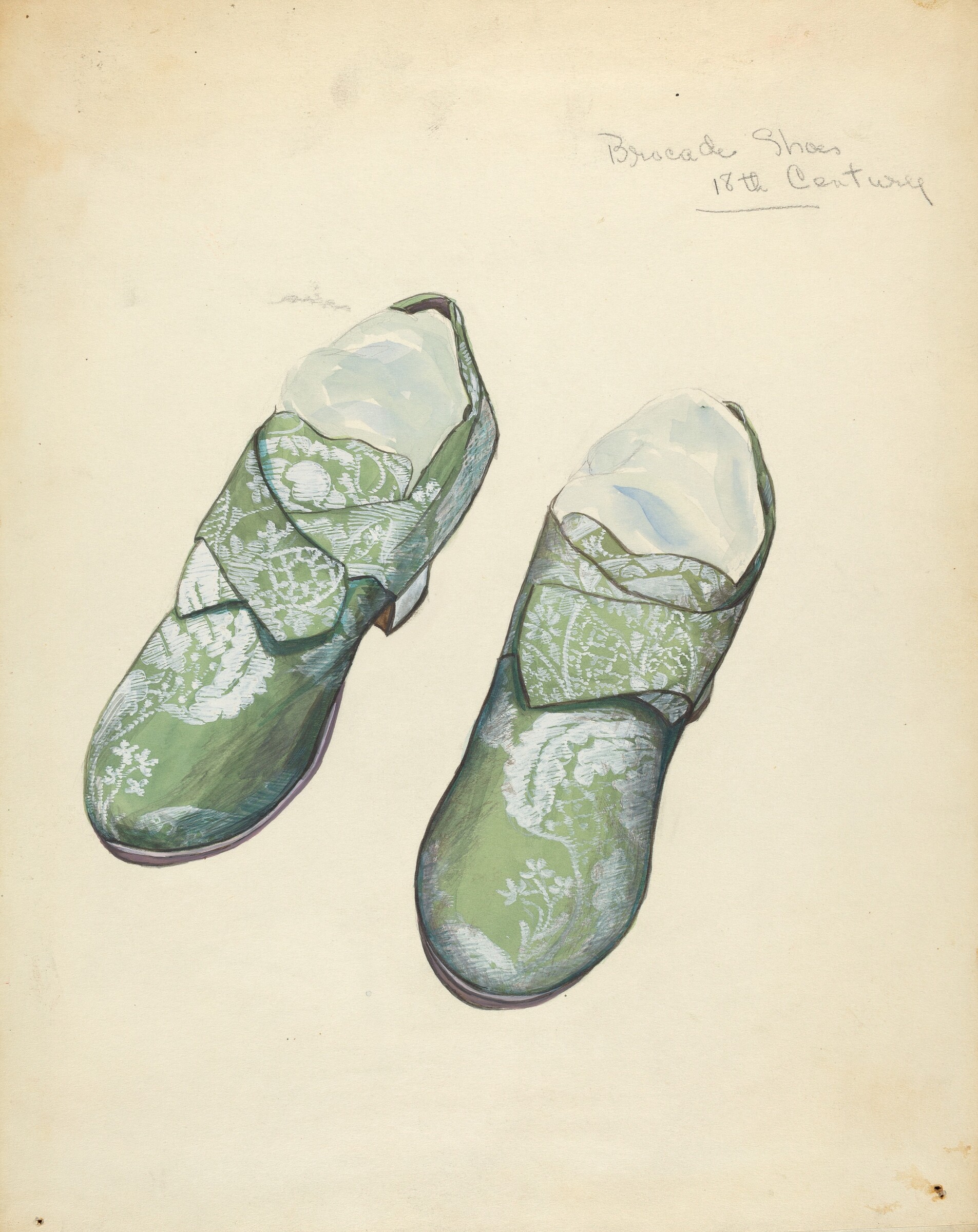 Brocade Shoes, Jean Gordon, c. 1940