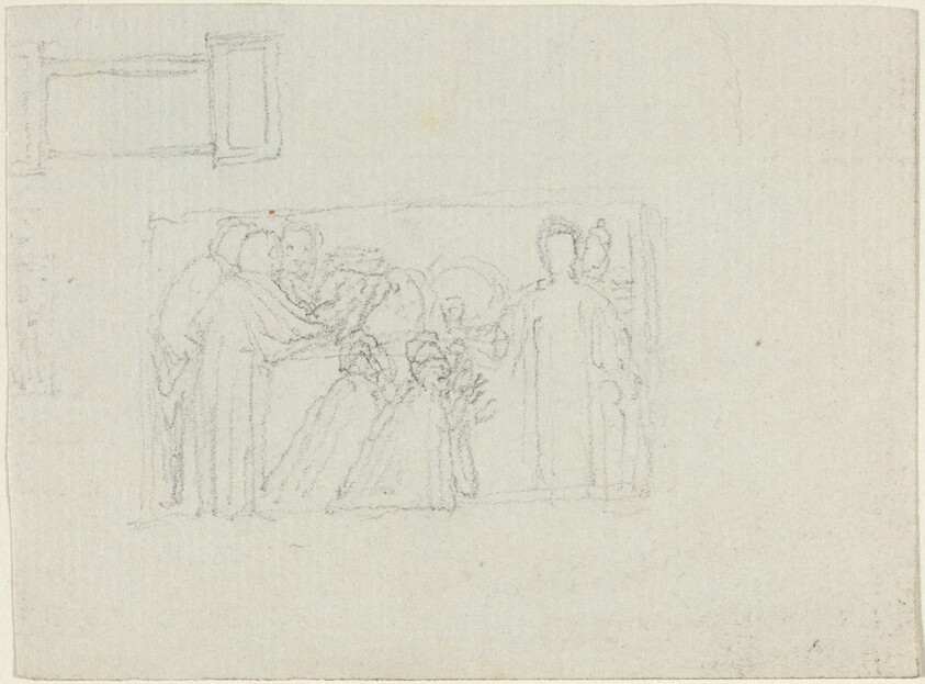 Study for a Monument to a Clergyman [recto and verso]