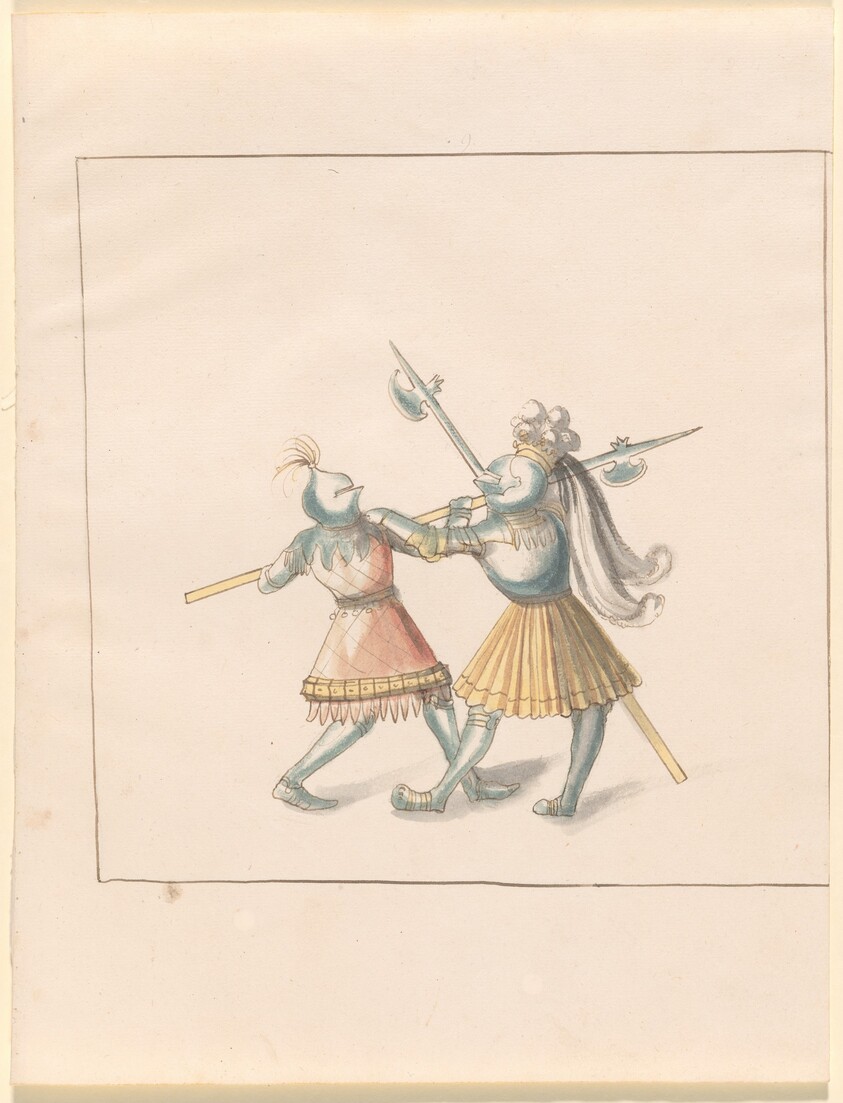 Foot Combat with Halberds