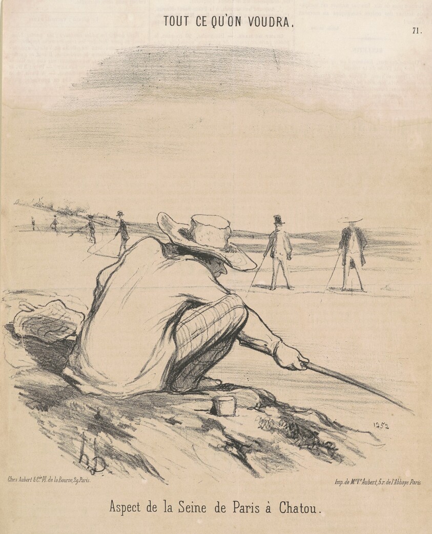 Aspect de la Seine de Paris a chatou