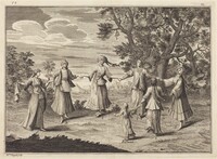A Native Dance, William Hogarth, published 1723