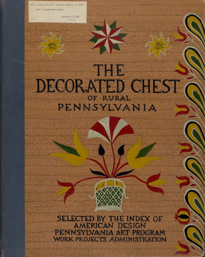Cover for Proposed Portfolio "Decorated Chests of Rural Pennsylvania"