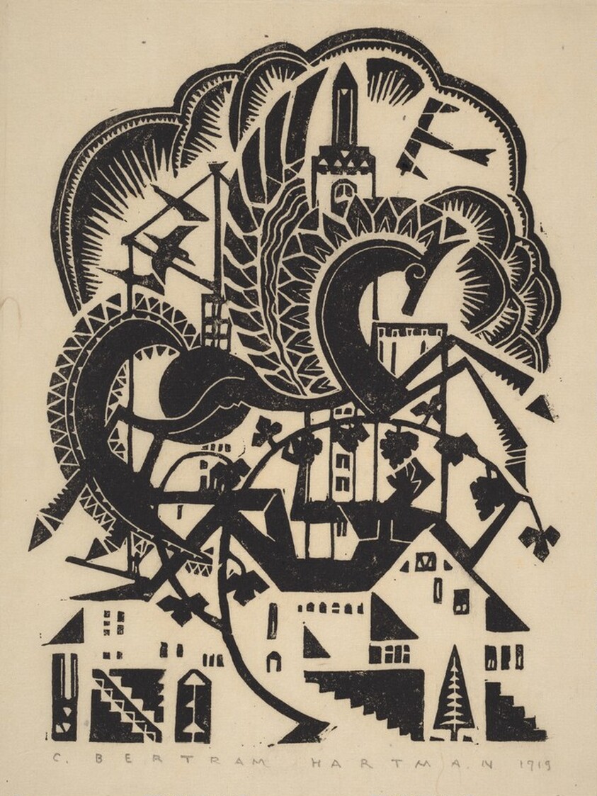 Untitled (Skyscraper and Horse)