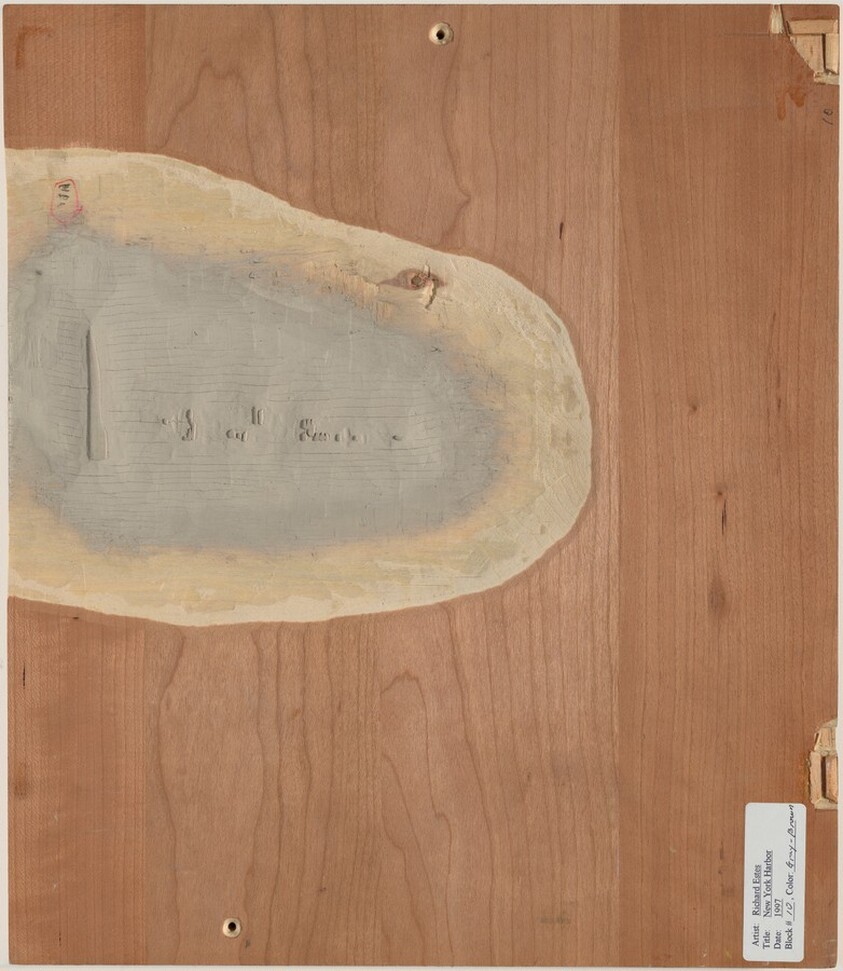 Study VI, New York Harbor [recto, # 10, gray-brown]