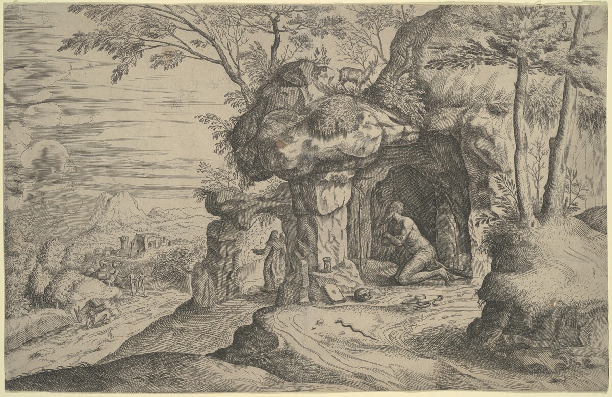 Landscape with Penitent Saints