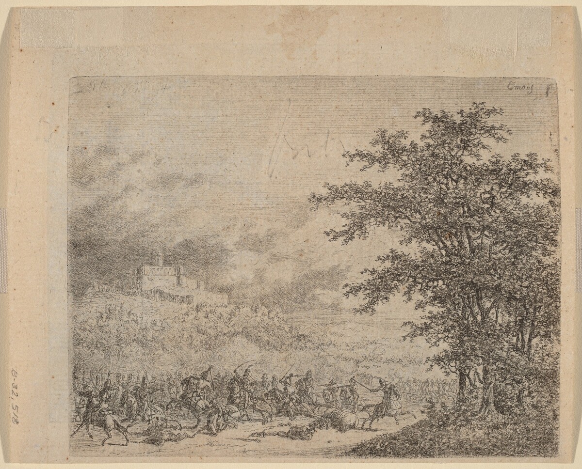 The Affair near Konigstein (L'Affaire pres d e Koenigstein) [verso]