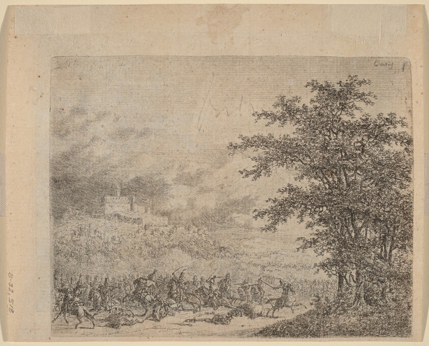 The Affair near Konigstein (L'Affaire pres d e Koenigstein) [verso]