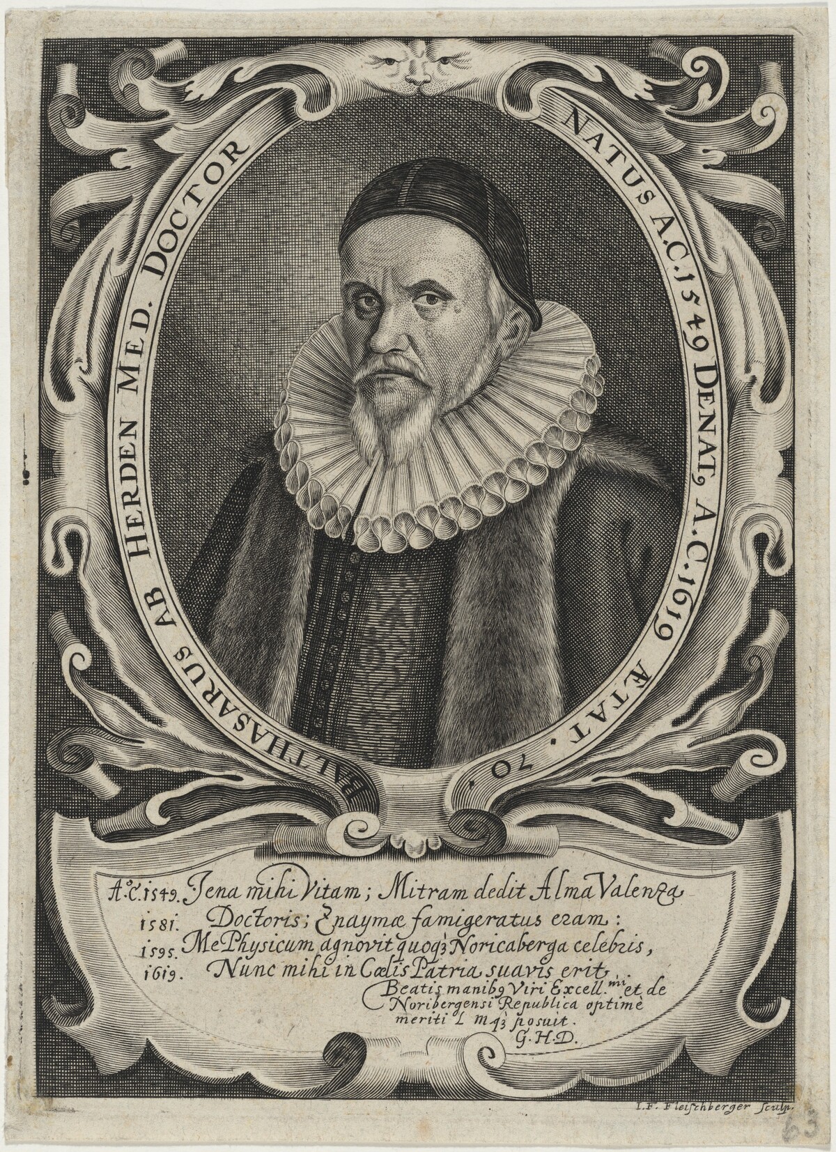 Balthasarus ab Herden Med. Doctor