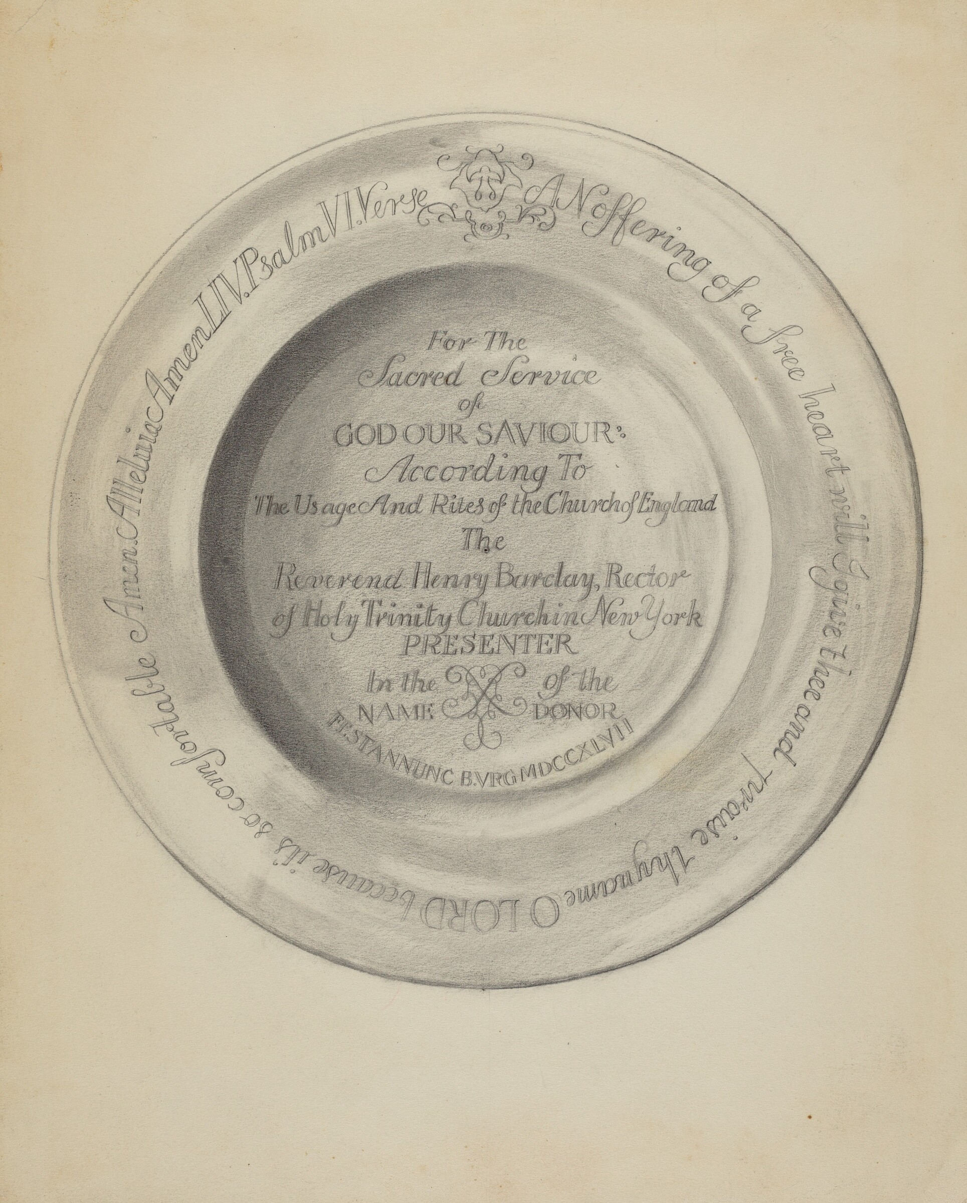 Silver Plate, James O'Mara, 1935/1942