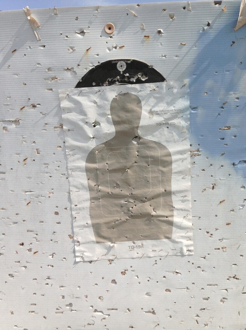 Border Patrol Target #18 Lower Rio Grande National Wildlife Refuge, Texas