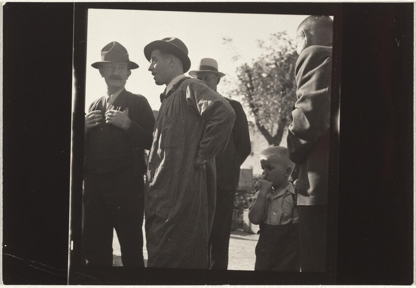 Market outside Zurich--People